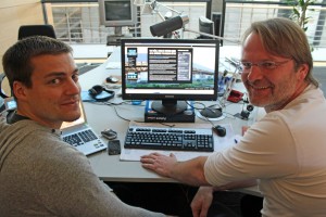 Kollege Frank Rugullis, eine schicke Website und ich Kollege Frank Rugullis, eine schicke Website und ich